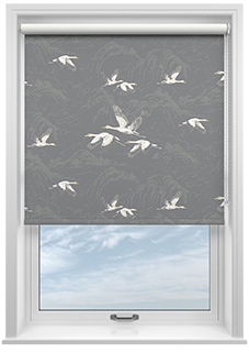 Laura Ashley Animalia, Steel - Twist&Fit Roller Blind